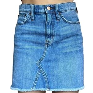 J. Crew Blue Denim Mini Skirt - Size 27